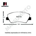 M1171 Pastillas de freno delanteras Hyundai Kia