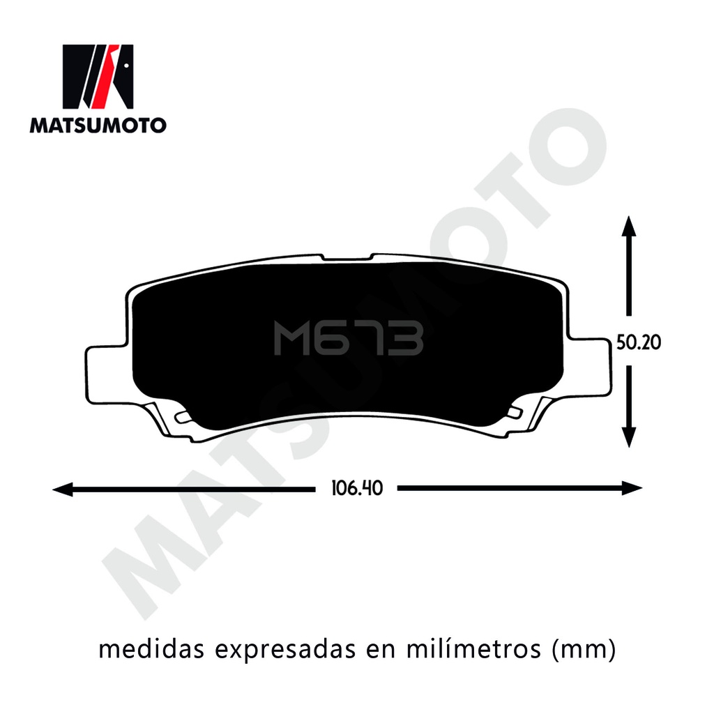 M673 Pastillas de freno delanteras Para Suzuki