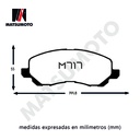 M717 Pastillas de frenos Delantero Mitsubishi  Lancer, New Outlander SM