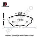 M1078 - Pastillas de Freno Cerámica Delanteras Chevrolet N300 / N400