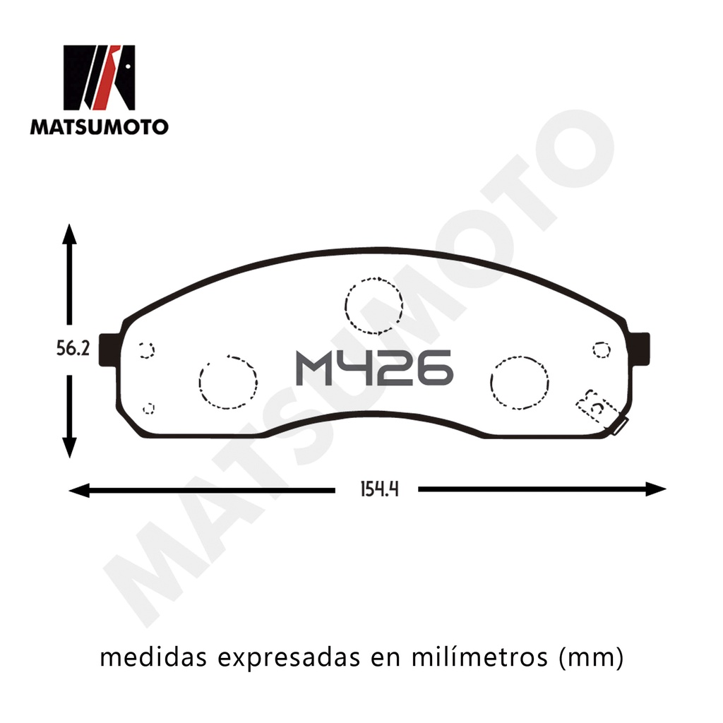 M426/M780 - Pastillas de Freno Cerámica Delanteras Para Hyundai  Kia