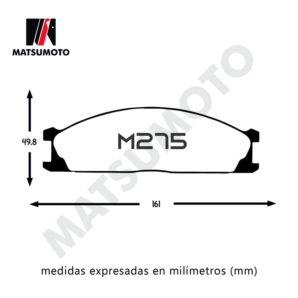 M275 - Pastillas de Freno Cerámica Nissan
