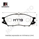 M779 - Pastillas de Freno Cerámica Delanteras para Nissan / Samsung