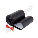 Cubre Volante para Tejer Modelo: SF01 Talla: M Color: Negro con costura Roja