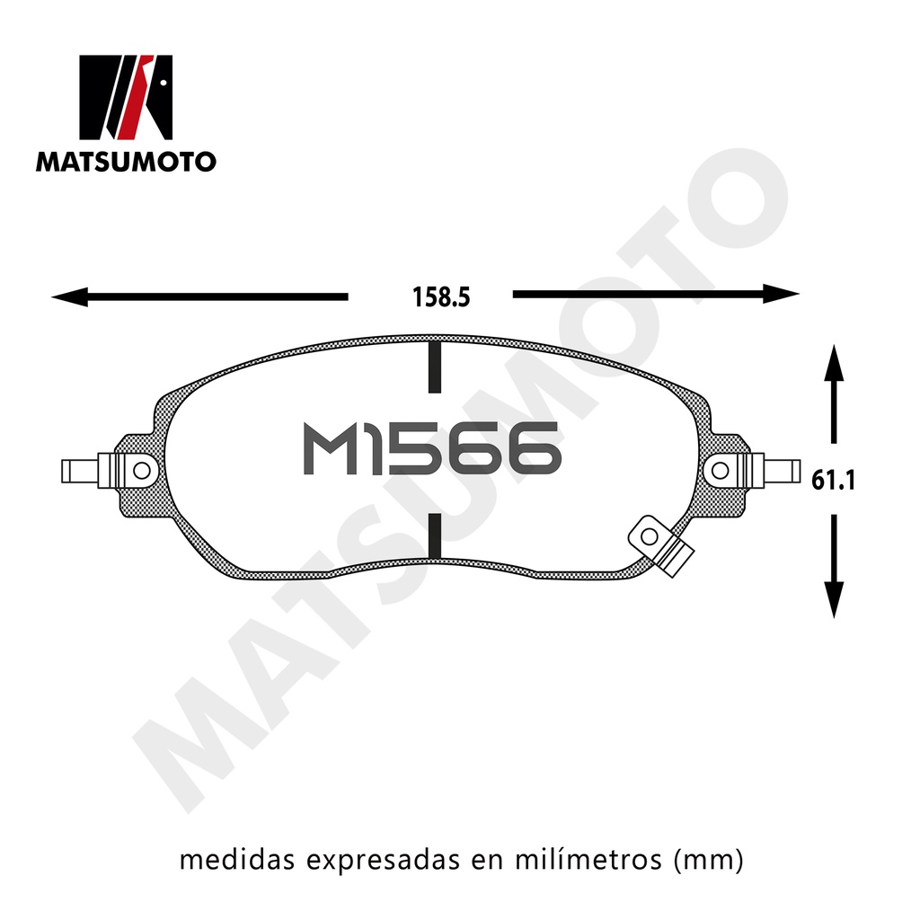 M1566 - Pastillas de Freno Cerámica Delantera Para Great Wall 2021