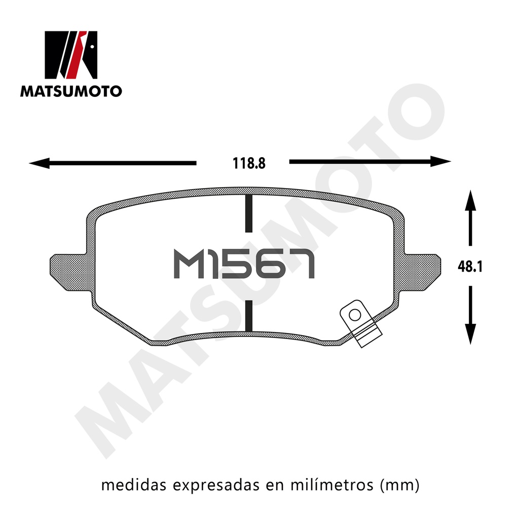M1567 - Pastillas de Freno Cerámica Trasera Para Great Wall 2021