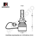 KIT Ampolletas Led PSX26W 7600Lm A6+