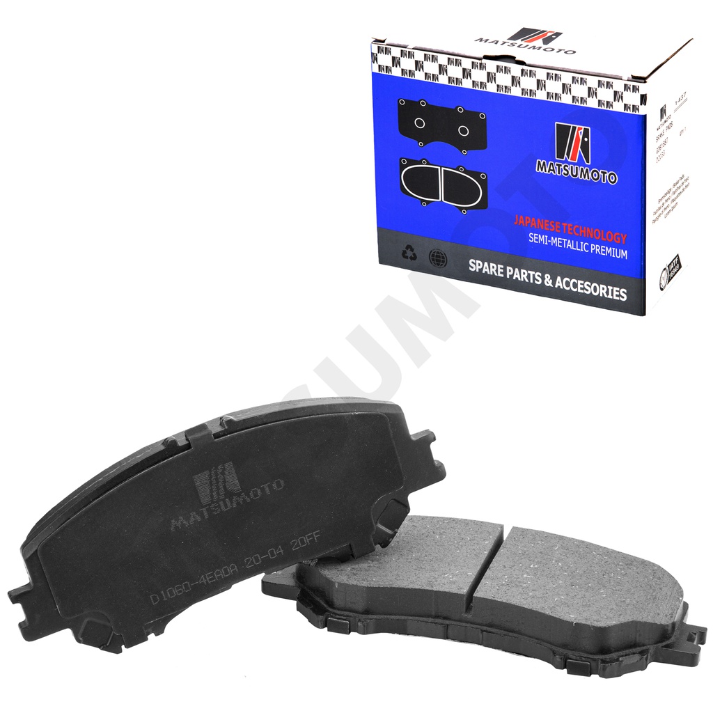 M1334 Pastillas de Freno Semi-metálica Delanteras Nissan Qashqai / X-Trail / Renault Koleos
