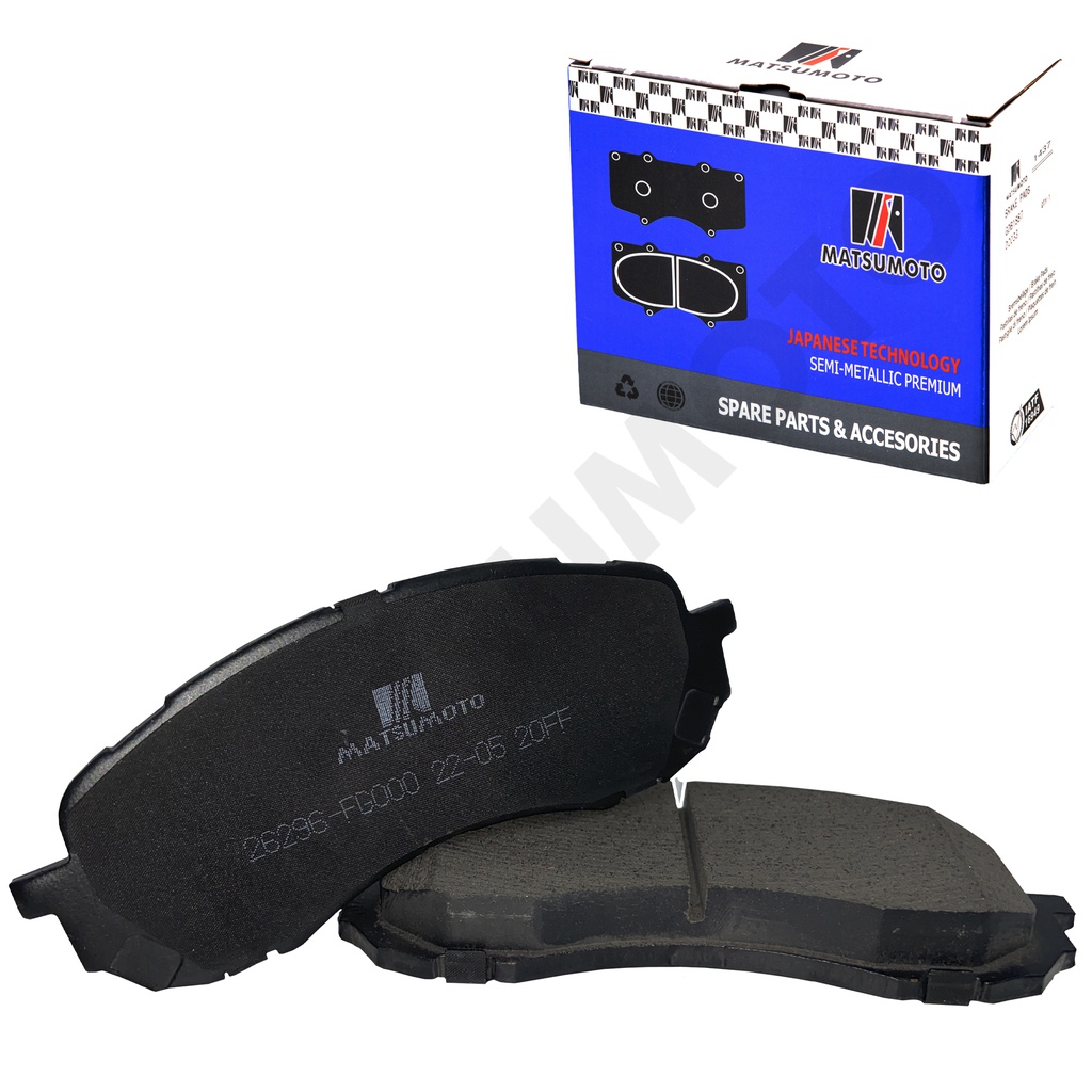 M778 Pastillas de Freno Semi-metálica Delanteras Subaru Impreza