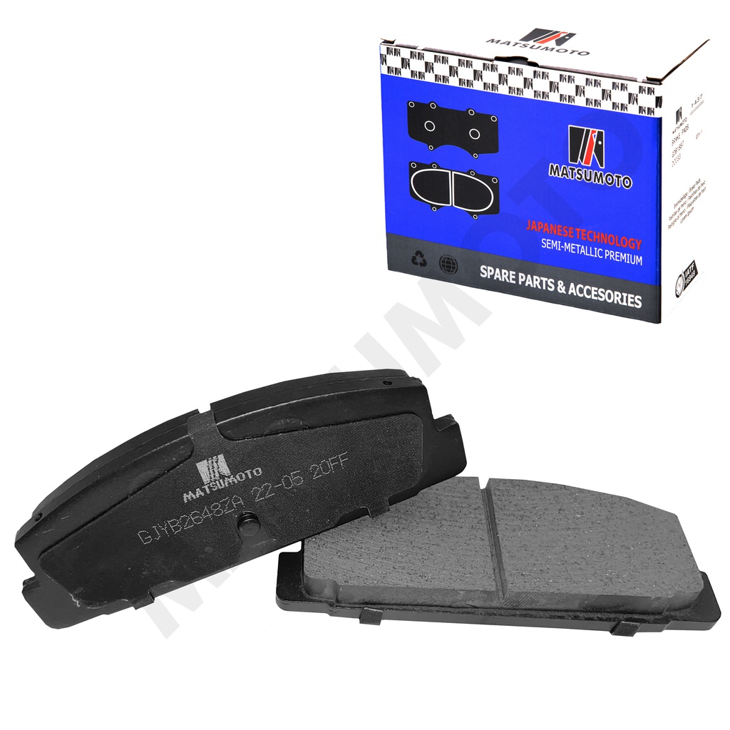 M537 Pastillas de Freno Semi-metálica Traseras Mazda 6 (2002-2013) / Premacy / 323