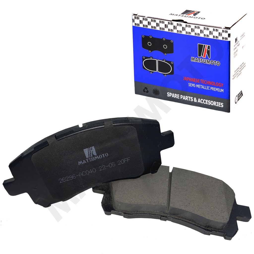 M342 Pastillas de Freno Semi-metálica Delanteras Subaru