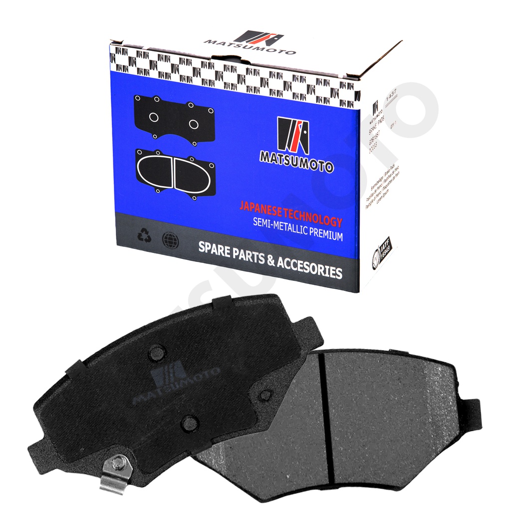 M1432 Pastillas de Freno Semi-metálica Delanteras JAC S2 / S3 / J3