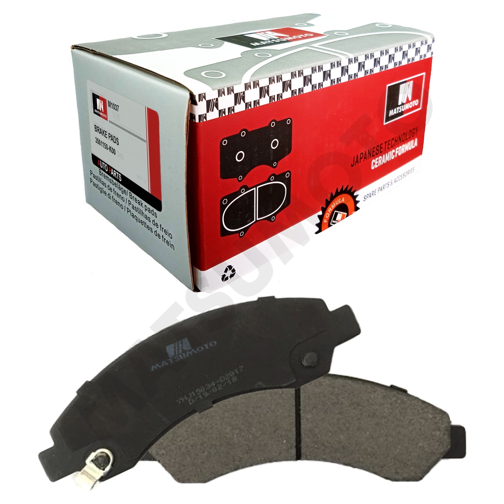 M1037 Pastillas de Freno Cerámica Delanteras Great Wall Wingle / Haval H2 / Haval H3