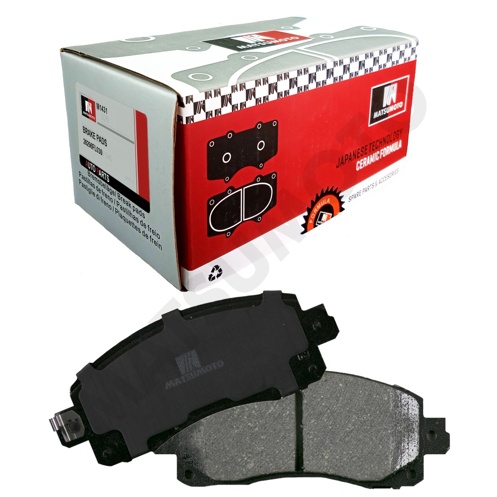 M1431 Pastillas de Freno Cerámica Delanteras Subaru Impreza / XV