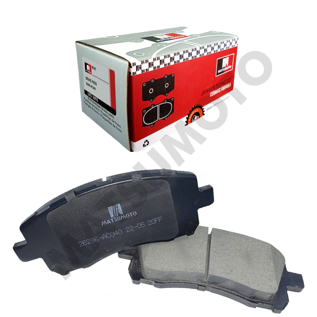 M342 Pastillas de Freno Cerámica Delanteras Subaru