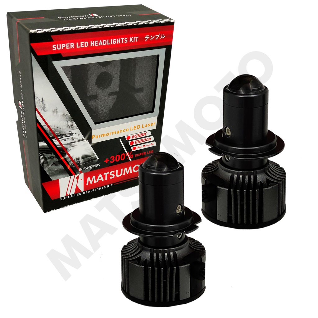 Set de Ampolletas LED L20 H7 8000lm Laser