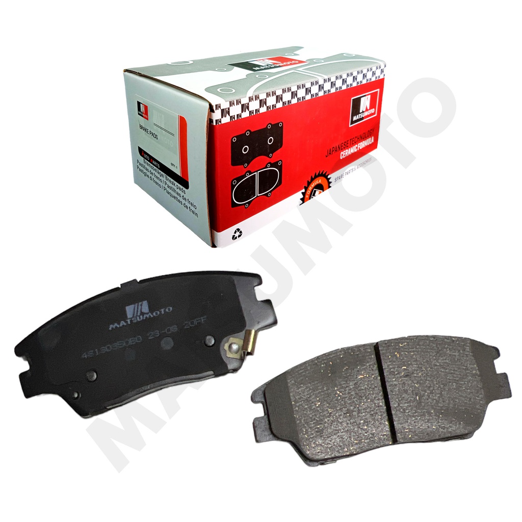 M1370 Pastillas de Freno Cerámica Delanteras SsangYong Korando / XLV