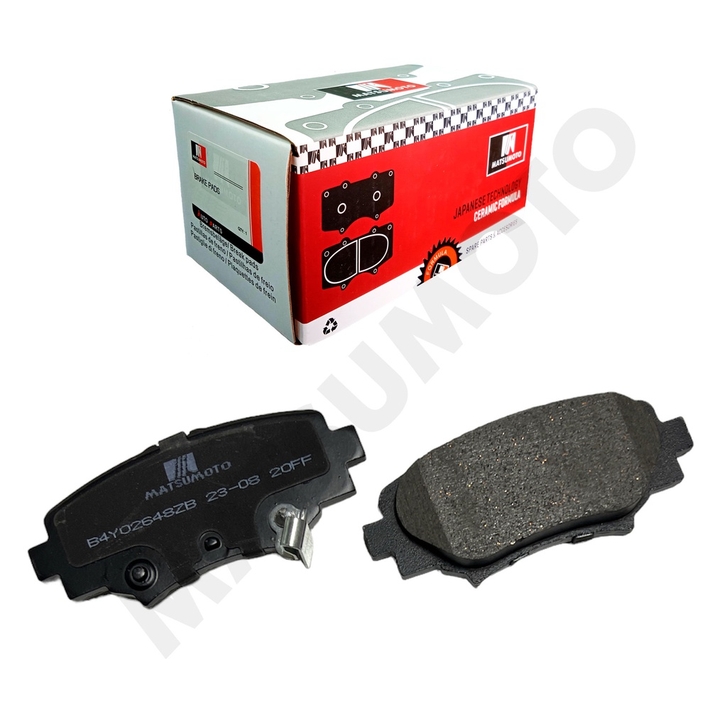 M1382 Pastillas de Freno Cerámica Traseras Mazda 3 (2014-2024)