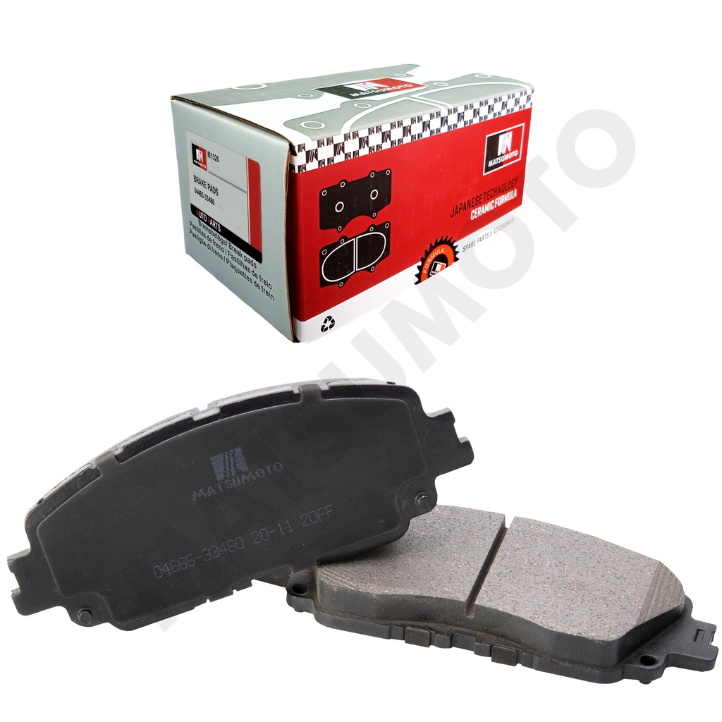 M1526 Pastilla de Freno Cerámica Delanteras Toyota Corolla Cross (2021-ON) / RAV4 Hybrid / Camry (04465-33480)