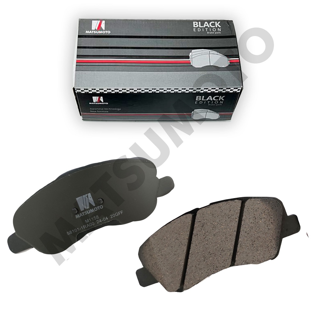 M1158 Pastillas de Freno Low Metal Delanteras Hyundai Accent / Kia Rio / Geely