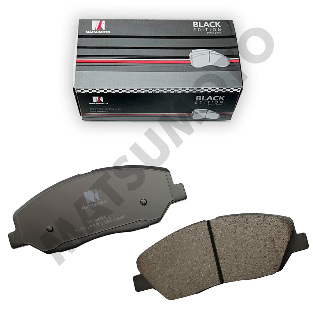 M914/M1122 Pastillas de Freno Low Metal Delanteras Hyundai / Kia / SsangYong / Maxus