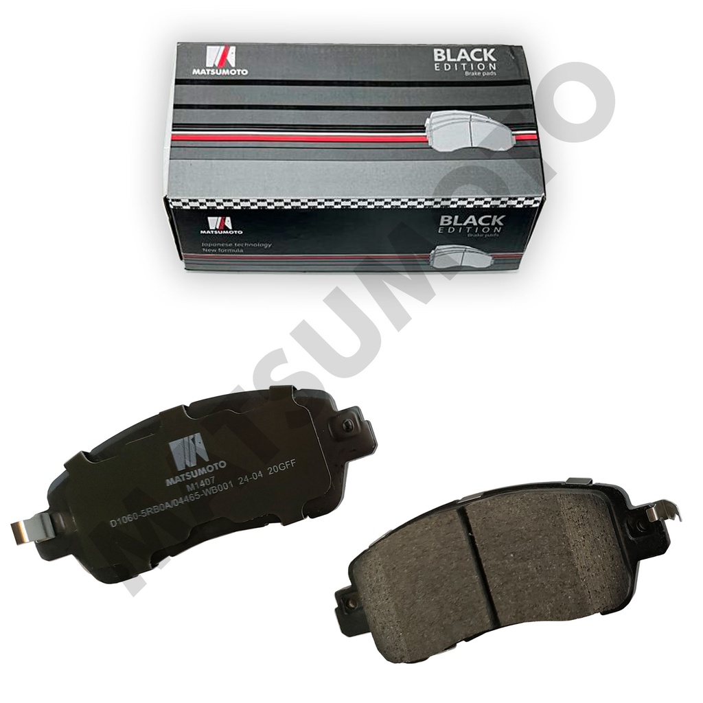 M1407 Pastillas de Freno Low Metal Delanteras Nissan Versa (2019-2025) / Mazda 2 (2014-2025)