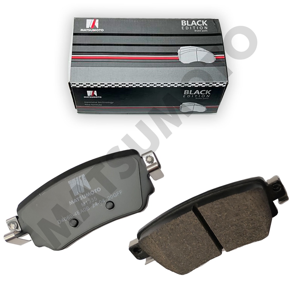 M1335 Pastillas de Freno Low Metal Traseras Nissan Qashqai / X-Trail / Renault Koleos