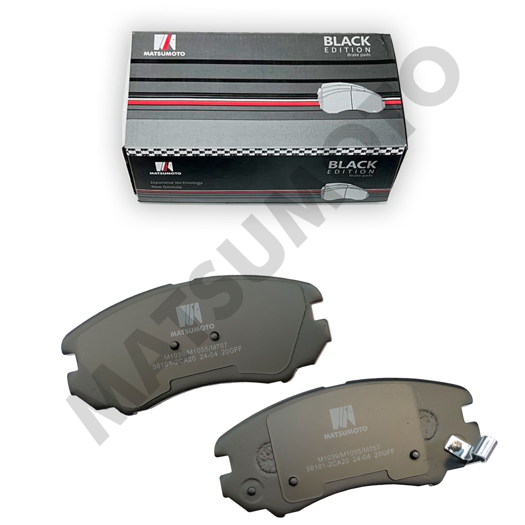 M1039/M1055/M757 Pastillas de Freno Low Metal Delanteras Hyundai / Kia / Chery / Changan / Dongfeng