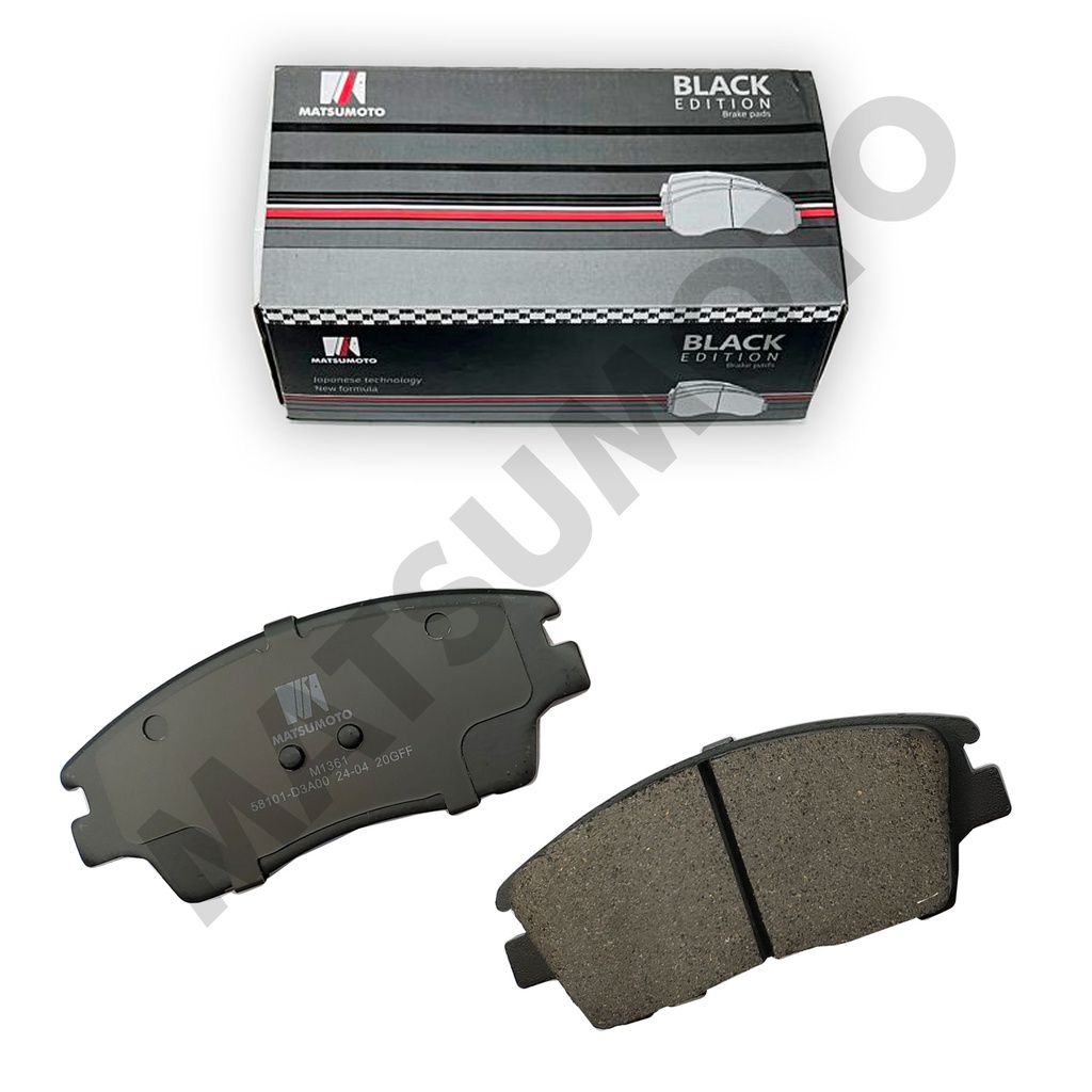 M1361 Pastillas de Freno Low Metal Delanteras Hyundai / Kia