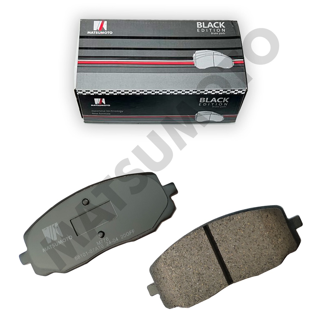 M776 Pastillas de Freno Low Metal Delanteras Hyundai i10 / Kia Morning