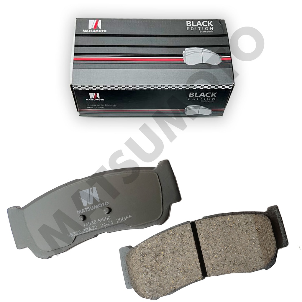M938/M650 Pastillas de Freno Low Metal Traseras Hyundai / Kia / Maxus