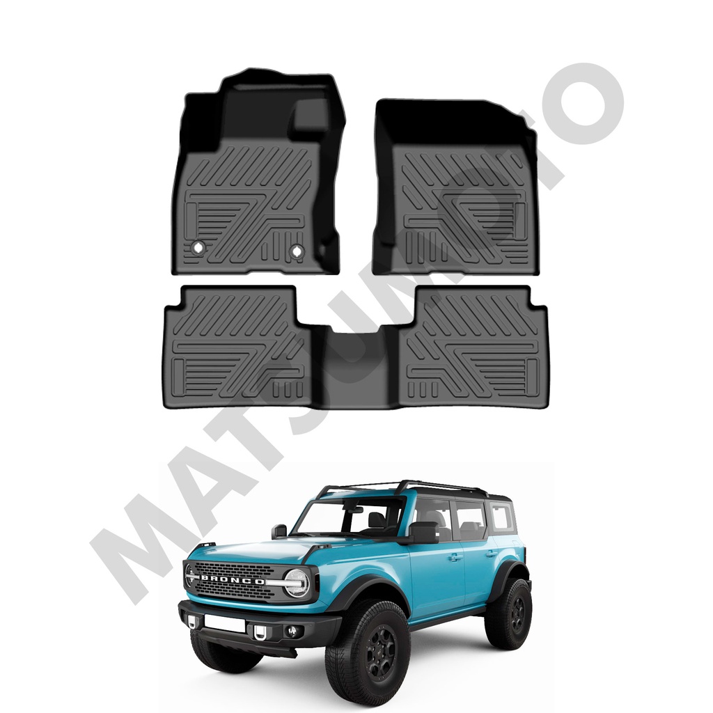 Set de Pisos Calce Perfecto Ford Bronco (2021-ON)