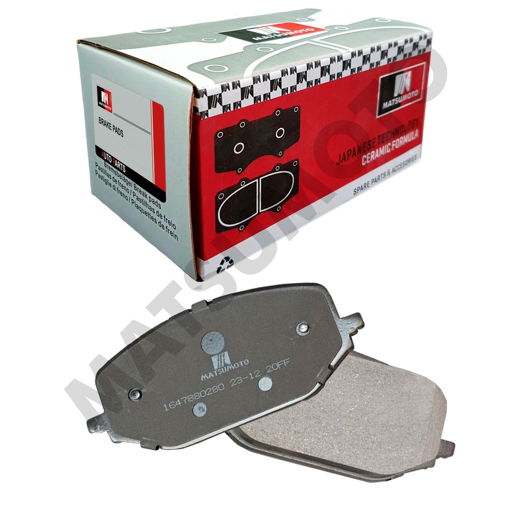 M1586 Pastillas de Freno Cerámica Delanteras Citroen / DS / Peugeot / Opel