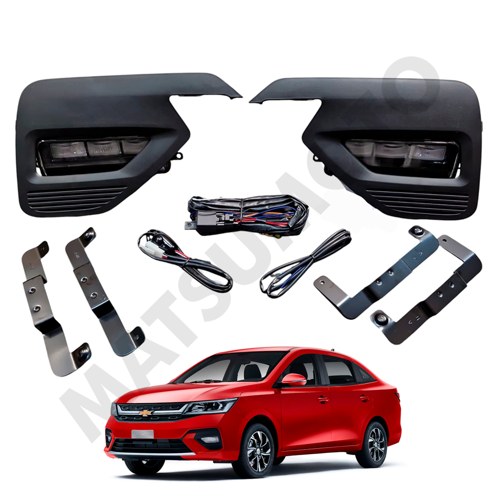 Kit de Neblineros Chevrolet Sail (2023-ON) Luz de Giro Amarilla