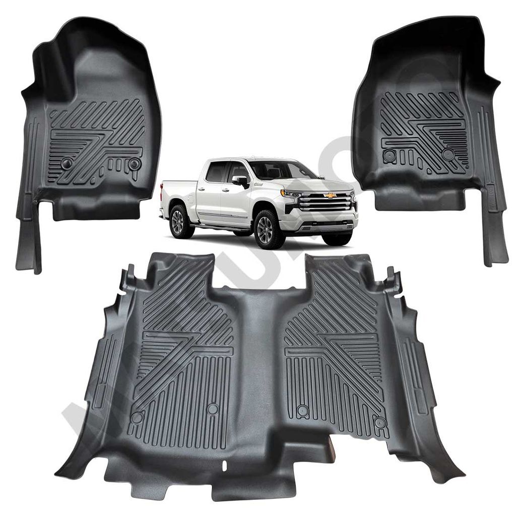 Set de Pisos Calce Perfecto Chevrolet Silverado (2024-ON)