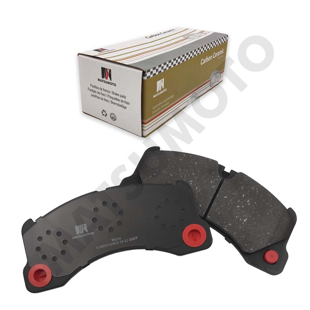 M1141 Pastillas de Freno Carbo-cerámica Delanteras Porsche Cayenne S V8 (2014-2020) / Volkswagen