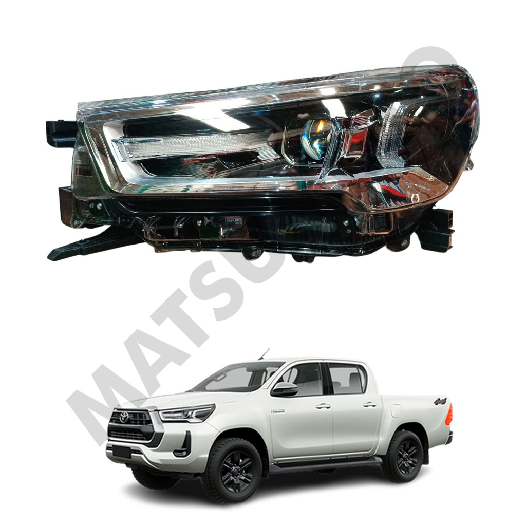 Óptico Izquierdo LED Toyota Hilux SRV Full equipo (2022-ON)