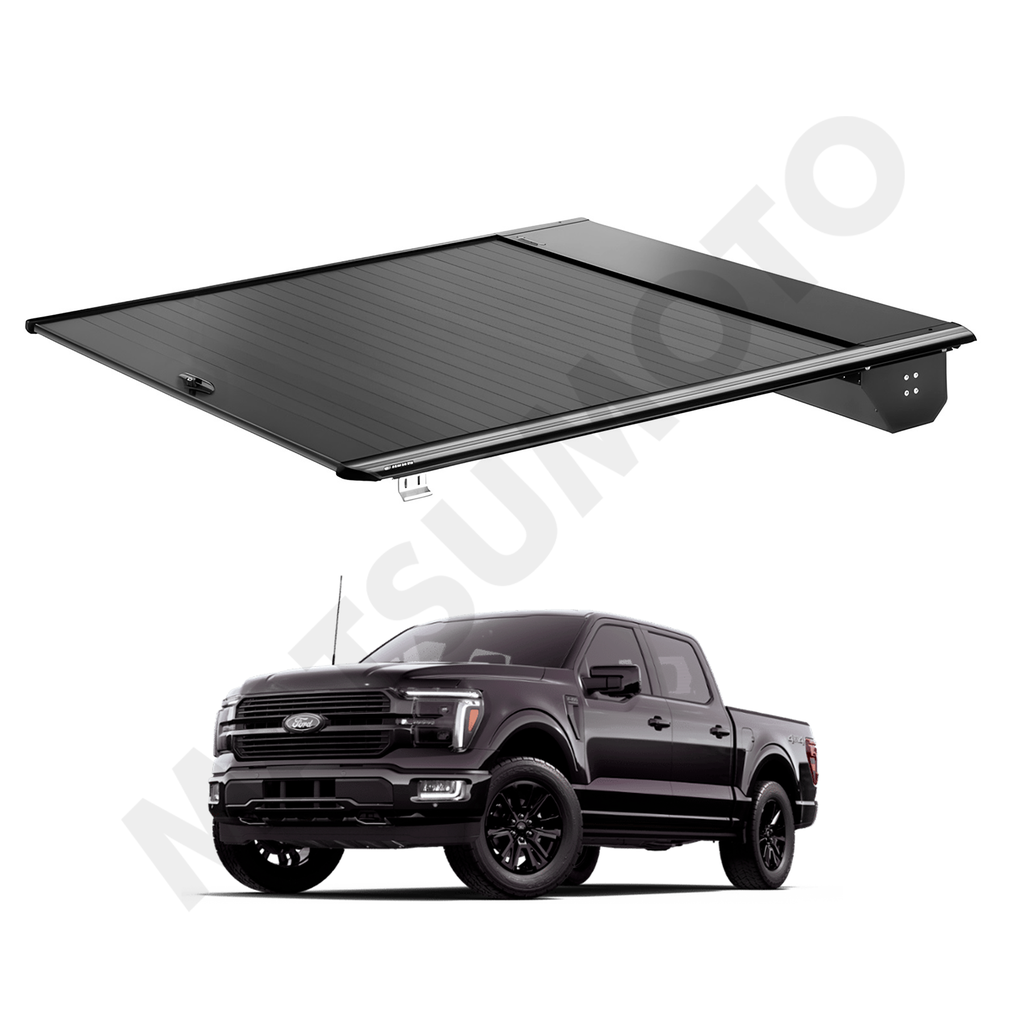 Cubierta cubre pick up retractil para Ford F150 5,5 ft ( 2010 - actual) / Sistema Manual de Aluminio High Performance con Cerradura antirrobo