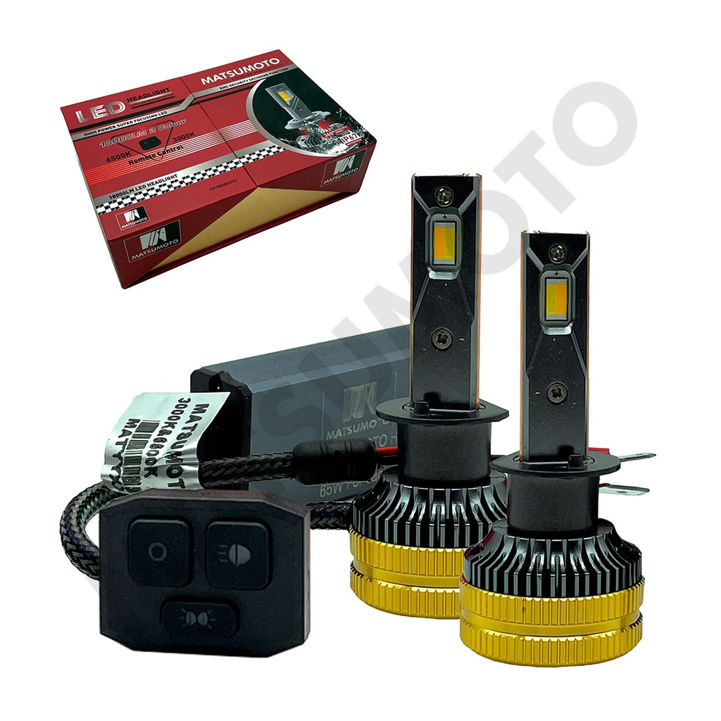 Set de Ampolletas LED M32 H1 18000lm Bicolor