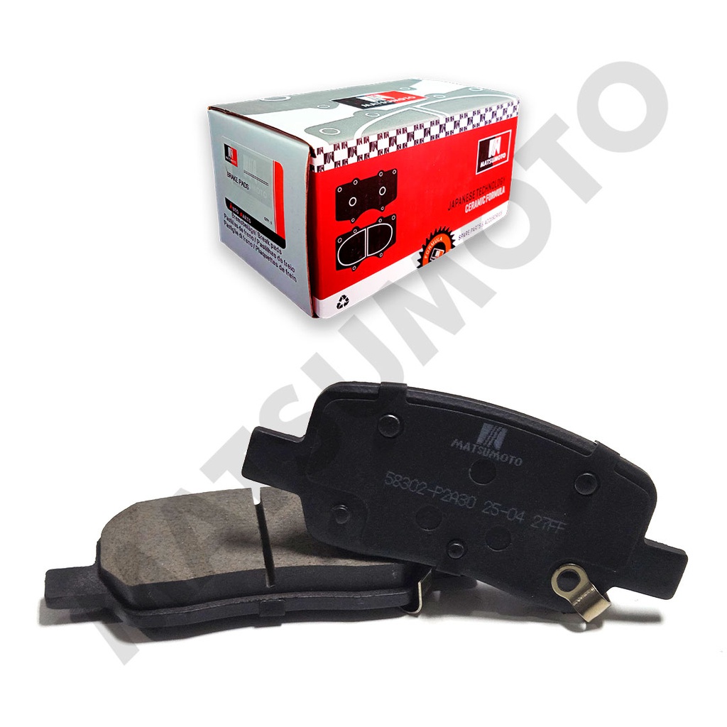 M1580 Pastillas de Freno Cerámica Traseras Hyundai Santa Fe (2020-ON) / Kia Sorento (2020-ON)