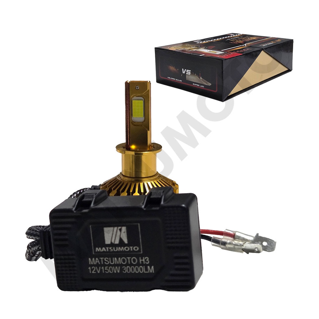 Set de Ampolletas LED M38 H3 30000lm Air Force Max 150w