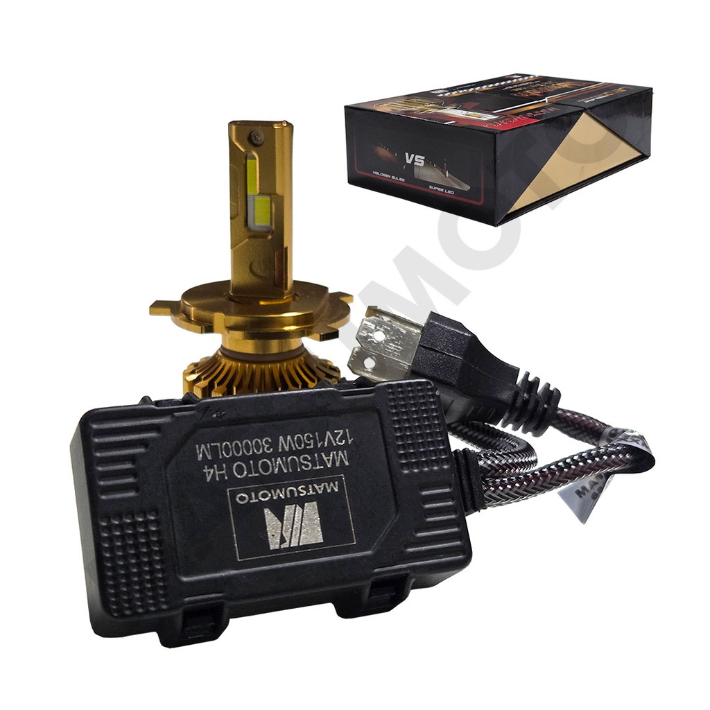 Set de Ampolletas LED M38 H4 30000lm Air Force Max 150w