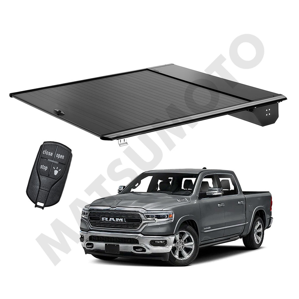 Cubierta Electrónica Retráctil Dodge RAM1500 5,7 FT (2002-ON) / Aluminio