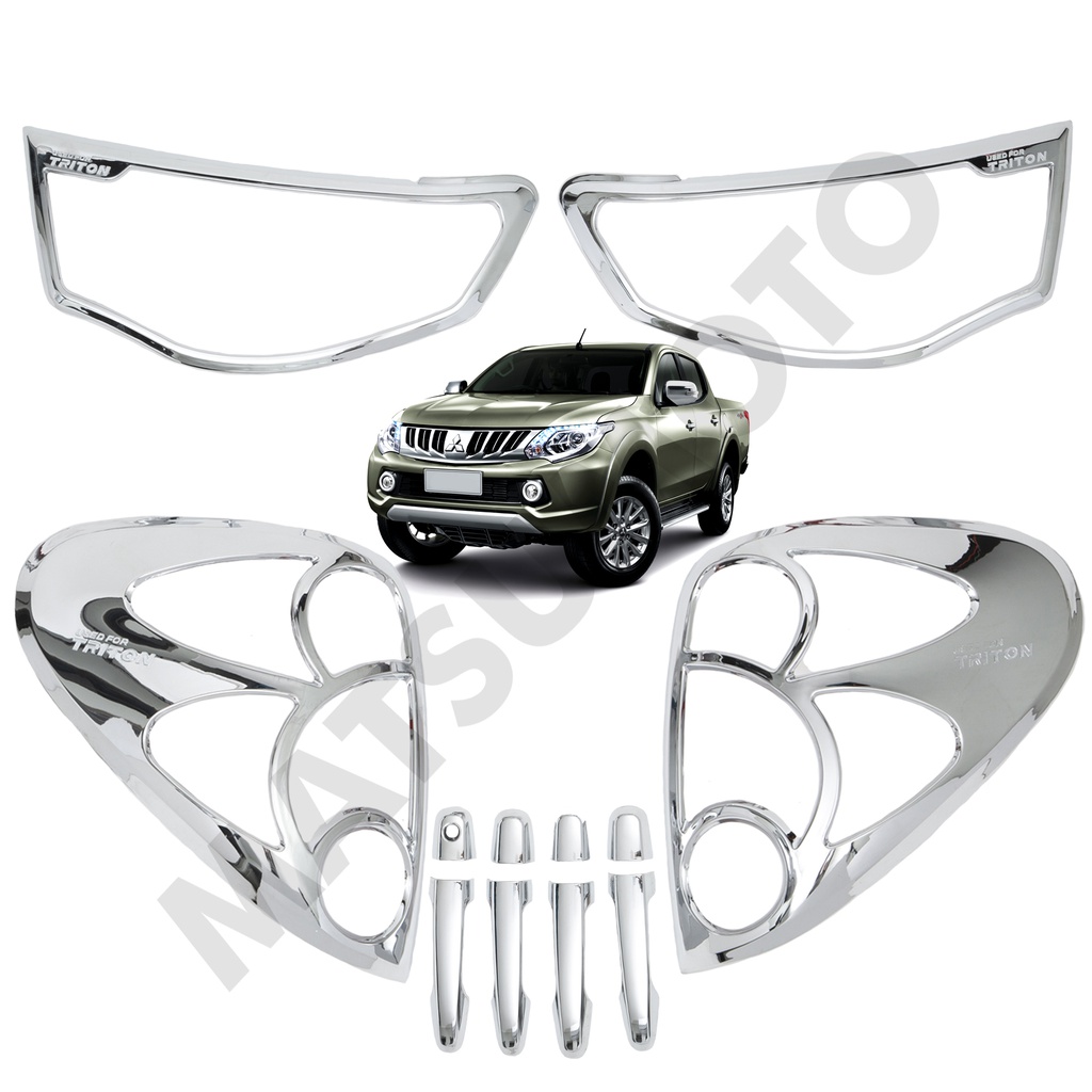 Kit Decorativo Exterior Cromo para Mitsubishi L200 (2009 - 2015)