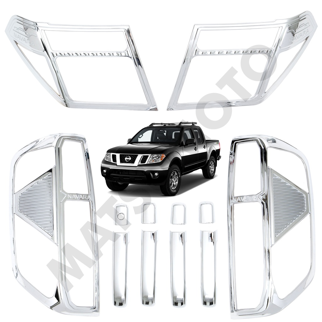Kit Decorativo Exterior Cromo Nissan NP300 Navara (2009-2015)