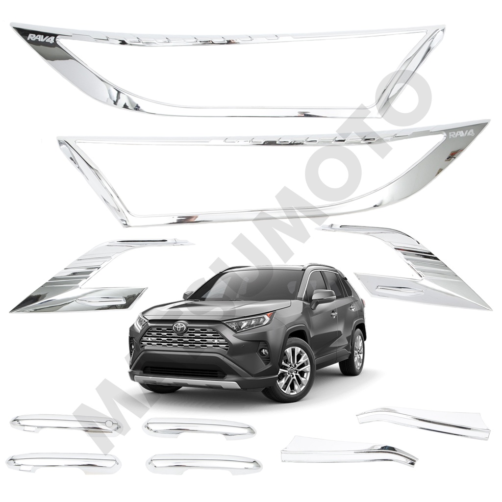 Kit Decorativo Exterior Cromo para Toyota Rav4 (2019 - 2022)