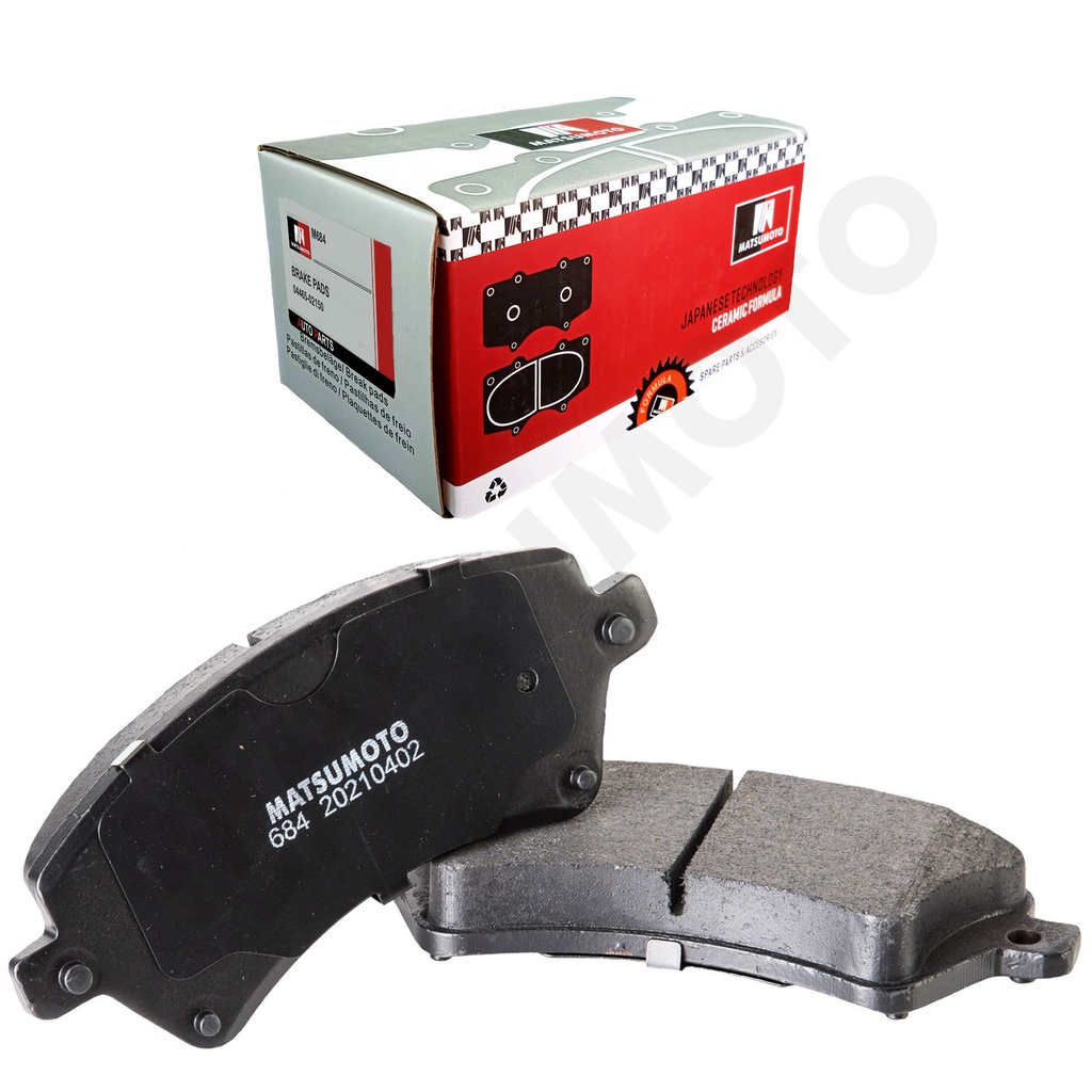 M684 Pastillas de Freno Cerámica Delanteras Toyota Corolla Brasil (2001-2008)