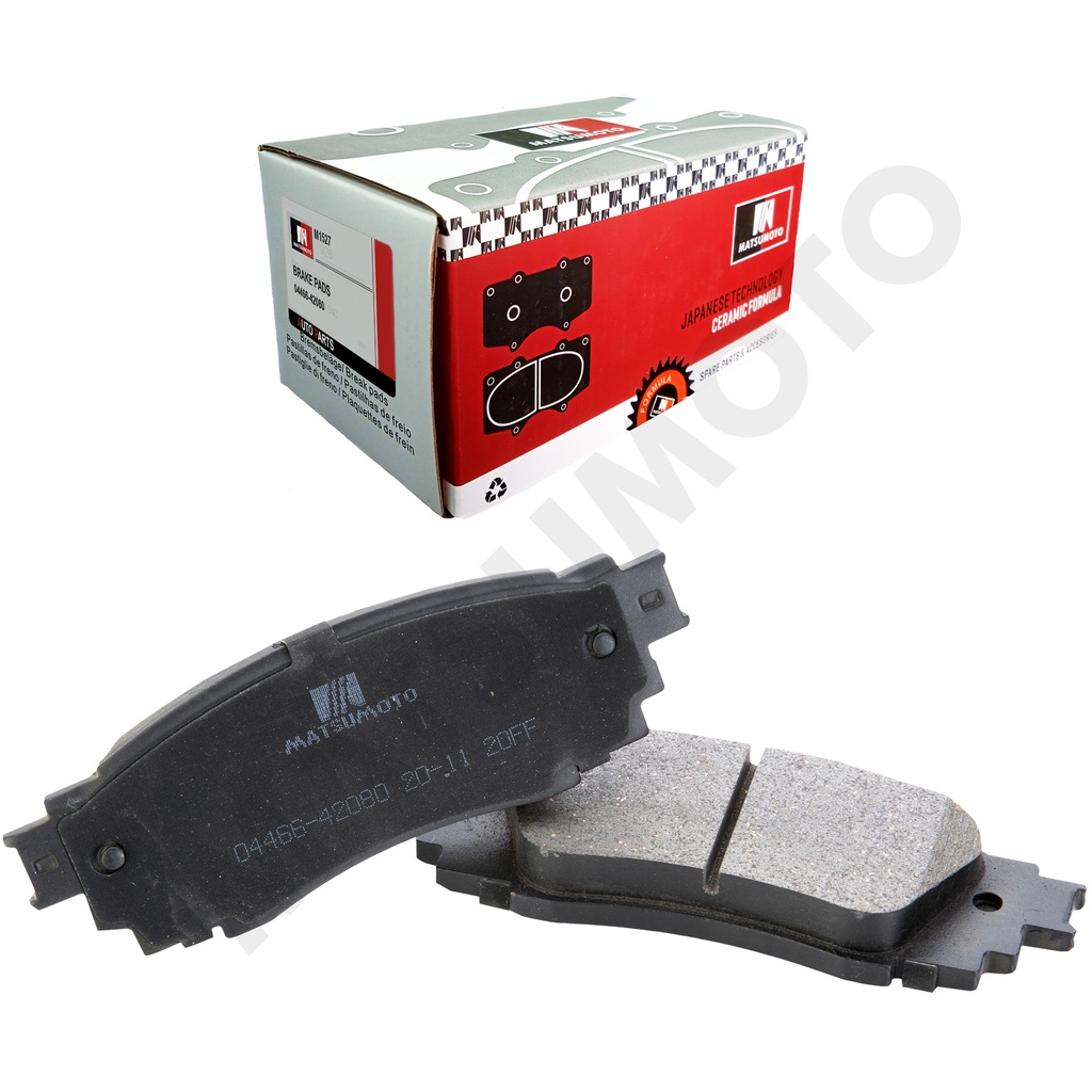 M1527 Pastillas de Freno Cerámica Traseras Toyota