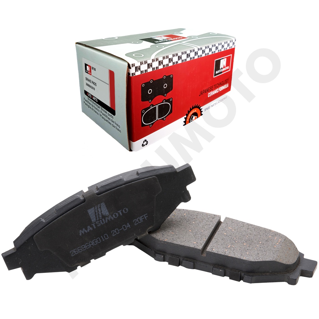 M798 Pastillas de Freno Cerámica Traseras Subaru