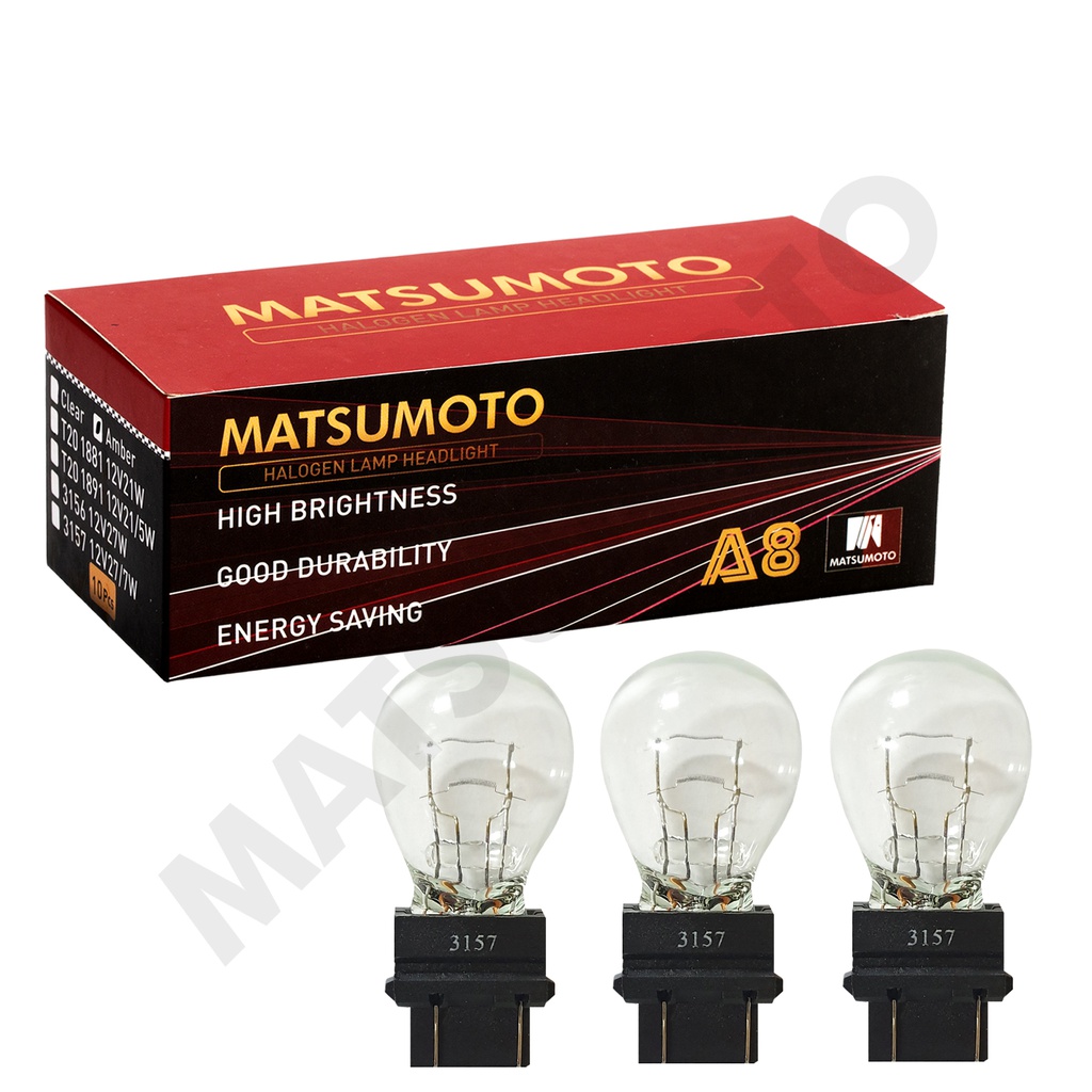 Ampolletas Halógenas 3157 (P27/7W) Clear